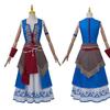 The Witcher 3 Wild Hunt Keira Cosplay Costume With Polyester Fabric For Halloween Themed Events