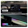 Für Tesla Model 3 Y 2021-2023 Armaturenbrett Ambientebeleuchtung USB-Anschluss Bluetooth APP-Steuerung Mehrfarbige Innenraumdekoration Auto Zubehör