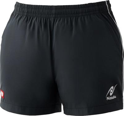Table Tennis Game Pants Winkle Shorts 2 Table Tennis Officially Approved NW2519 Black S [Nittaku] J.T.T.A (Japan Association)