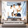 Custom Name Text Tapestry Backstreet Boys Personalized Polyester Wall Tapestry For Bedroom And Room