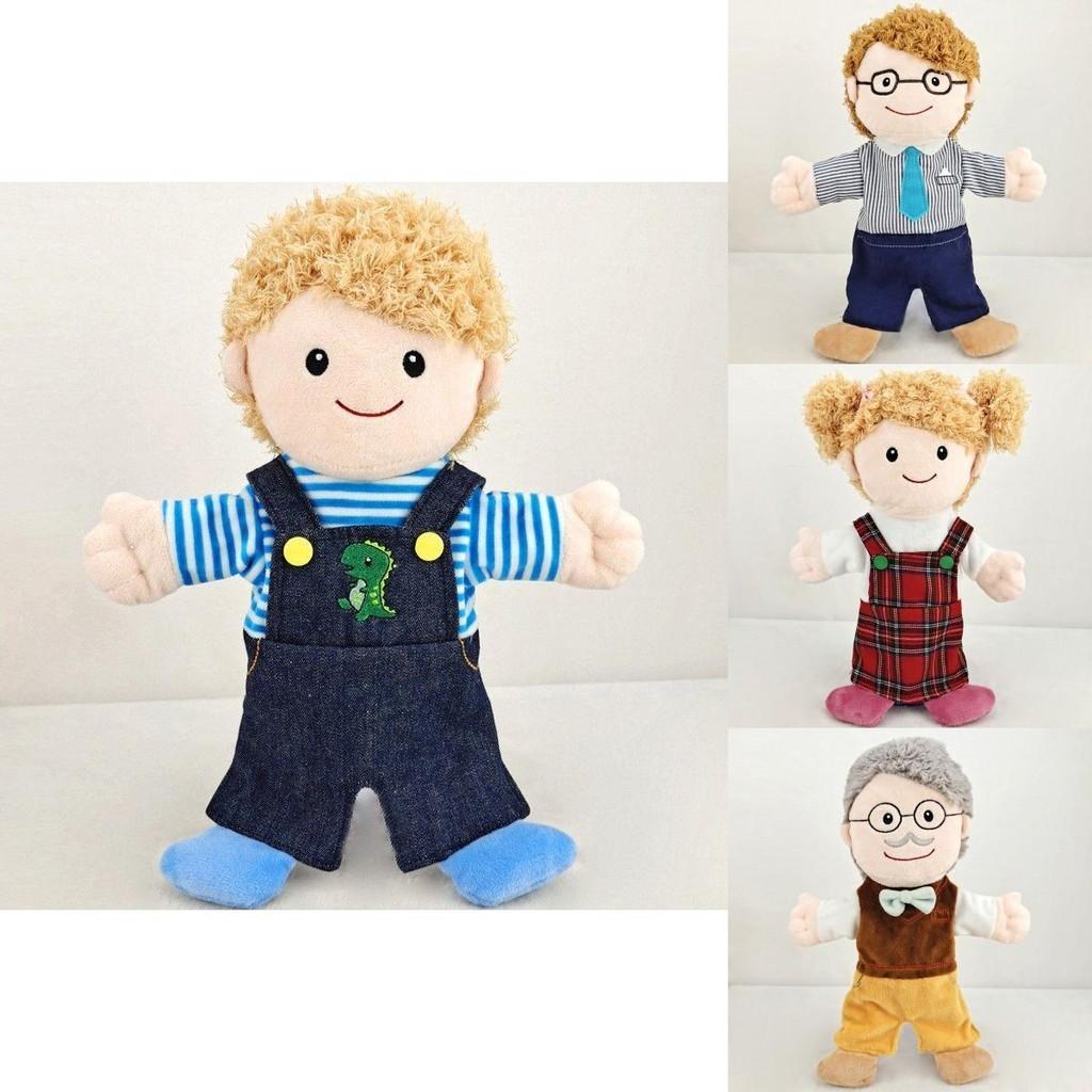 Cute Unicorn Family Hand Puppet Plush Doll Toy For Imaginative Play And Storytelling