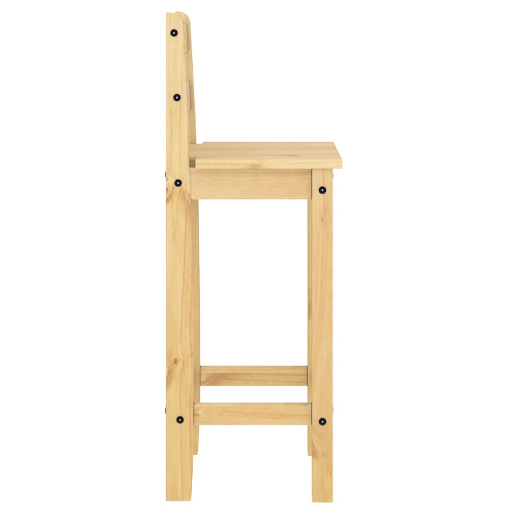 vidaXL Barstühle 2 Stk. Massivholz Kiefer