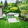 Outdoor Swing Chair Canopy Replacement Patio Swing Chair Top Cover WaterproofTop Rain Cover 190T