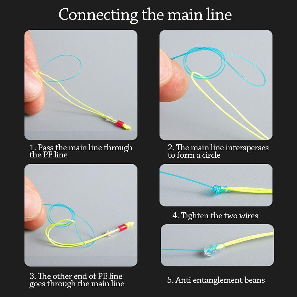 Reusable Butler Organizer Fishing Rod Bungee Fishing rod tip rope Quick Rod Tie Straps Leash Pole