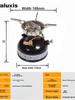 Portable Liquid Fuel Stove - Gasoline Diesel Alcohol Burner Outdoor Camping Picnic Heater with Windscreen