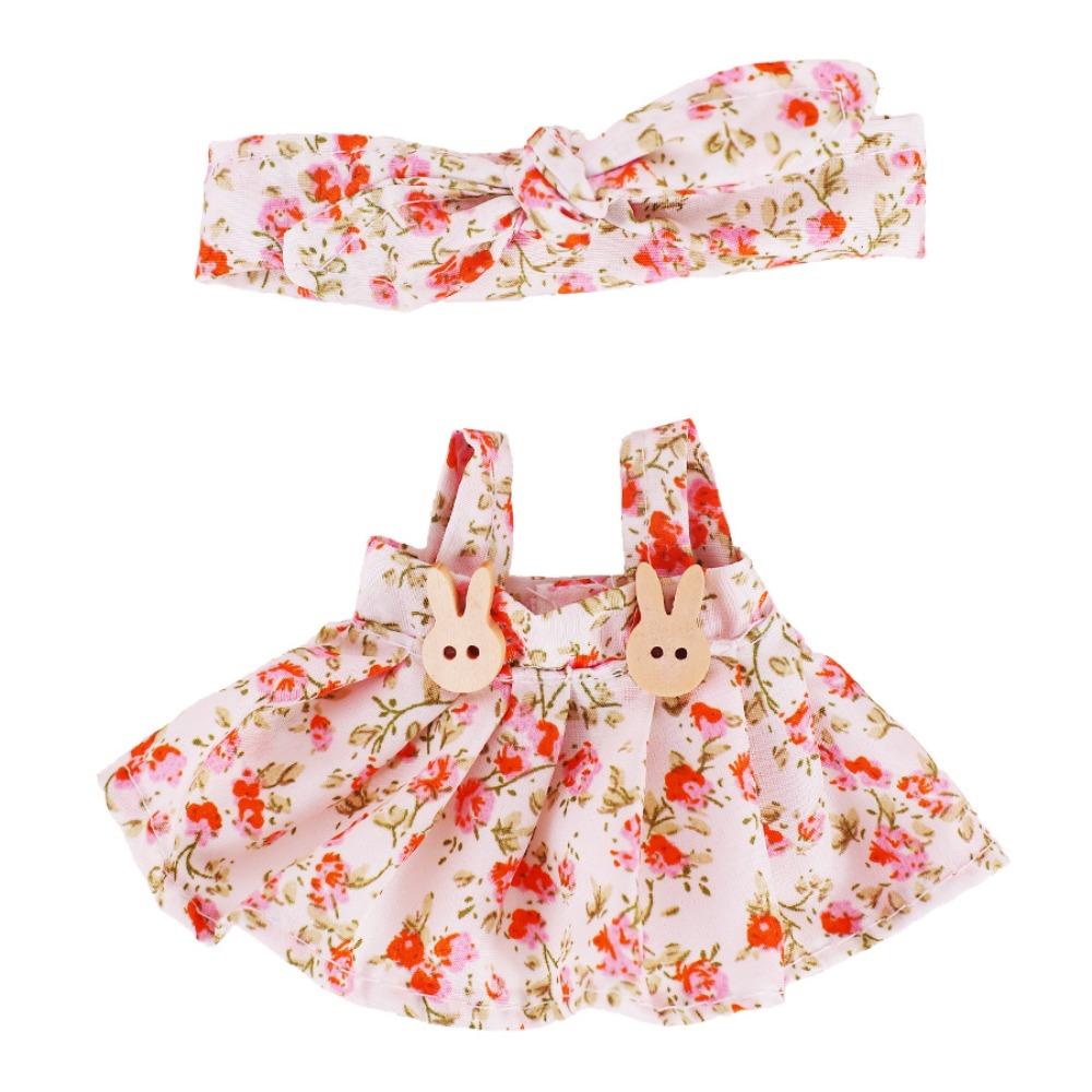 

1 set Flower Dress Labubu Time Doll Clothes Labubu Doll s Clothes Set Cotton Doll Accessories style 1