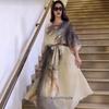 European and American Printed Dress 2025 Model 5593