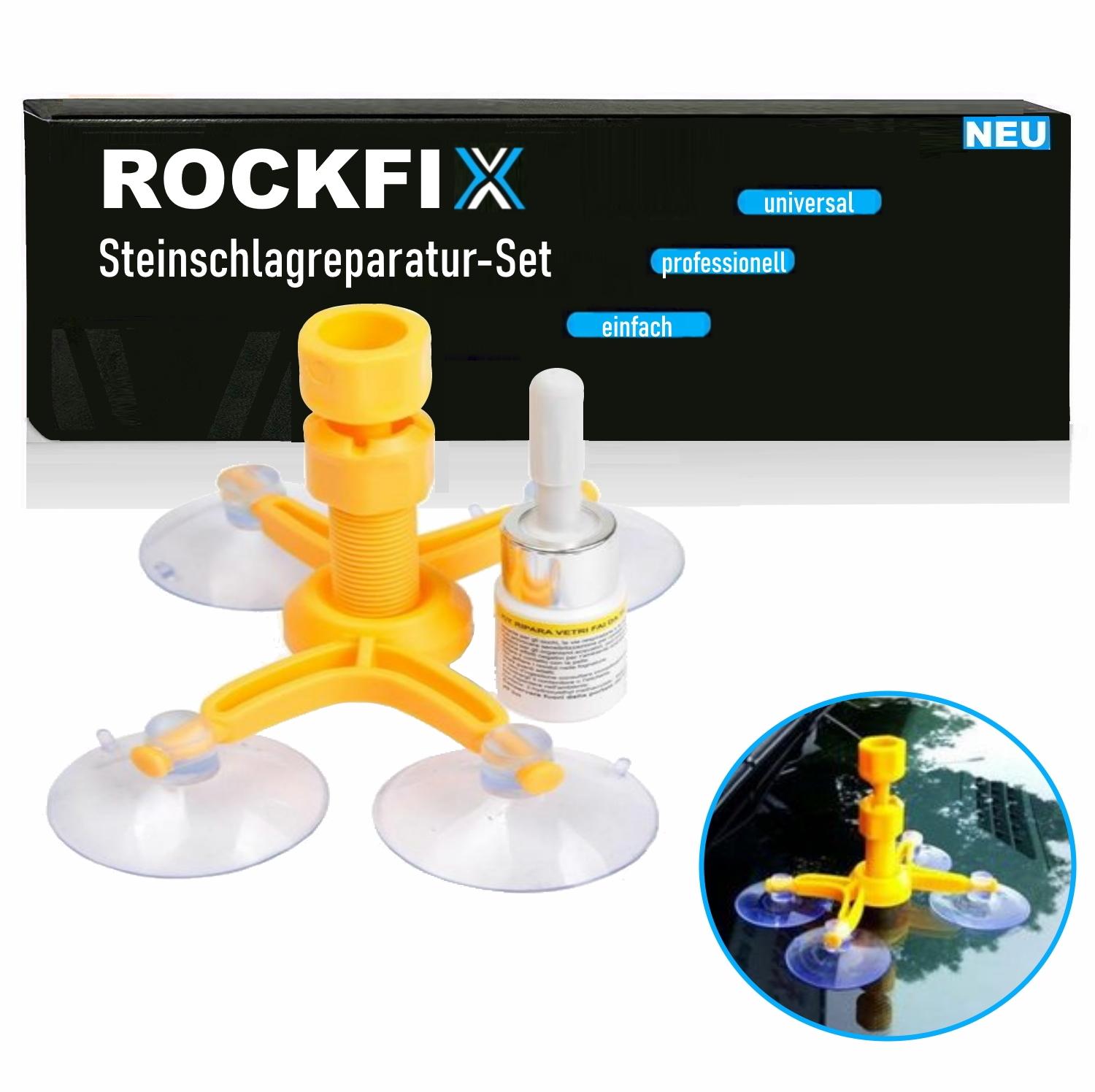 

Комплект для ремонту лобового скла ROCKFIX, ремонт лобового скла від каміння