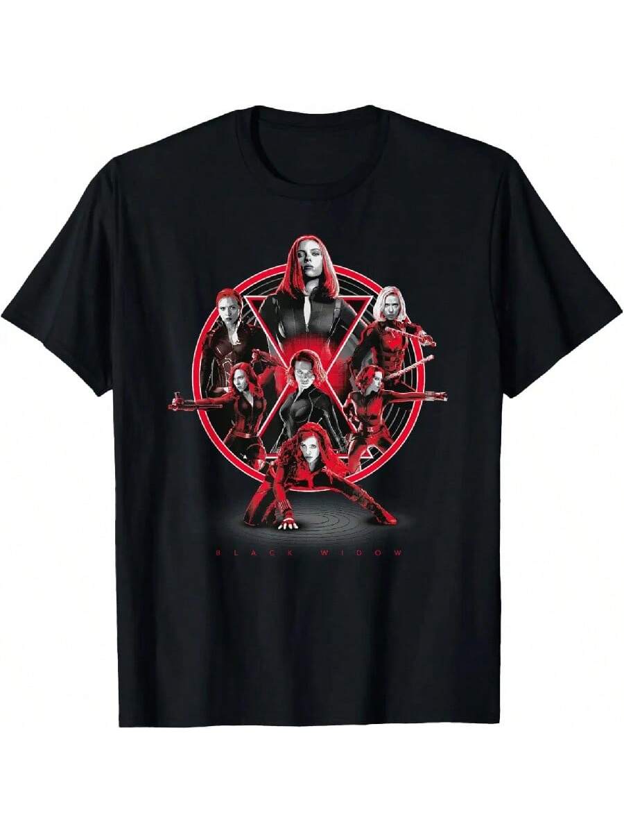 Marvels Avengers Blacks Widows Multiplied T-Shirt S разноцветный