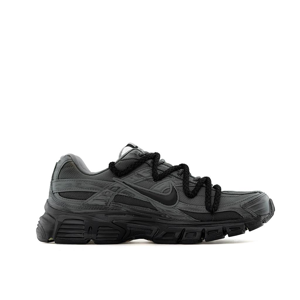 Nike Initiator Mesh Abriebfest Leicht Atmungsaktiv Niedrig geschnitten Freizeit Laufschuhe Unisex Schwarz Grau IO7609-101(Team920-BOX)