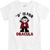 Den Piggiga Storken Små Pojkar Flickor Rolig Dracula Småbarn Vampyr Halloween T-shirt