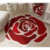 Camellia Carpet Living Room Light Luxury Premium Floor Cushion Bedroom Checkroom Foot Cushion Dressing Room Study Swivel Chair Cushion