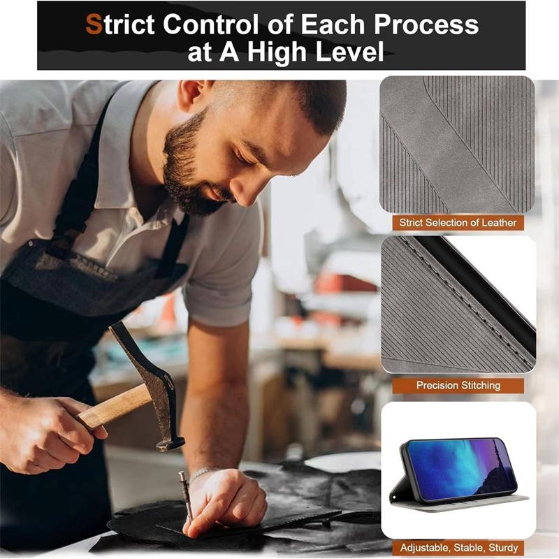 Capa de Couro Para ZTE Blade A33S A34 A35 A53 Pro A54 A55 A72S A73 A75 Z2359 Axon 40 50 Ultra Lite 60 4G 5G Slot para Cartão Capa Carteira Flip