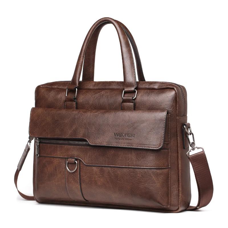 Men's handbag, shoulder bag, vintage men's handbag, office bag, business computer bag, crossbody bag, briefcase