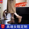 New snow boots women's winter velvet warm women's boots casual short boots versatile retro polished fashion women's shoes