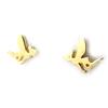 Les Trésors De Lily [N1330] - Gold Plated 'Tinker Bell' Earrings - 10x7 Mm