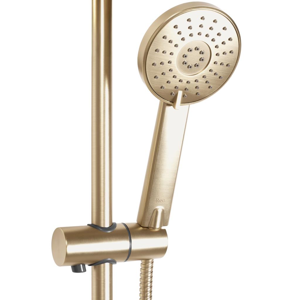 Bliss Gold Shower Set with Thermostat Sku Rea-p8413