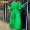 Women's Fashion Casual Autumn Winter Long Sleeve O-Neck Pants Suits