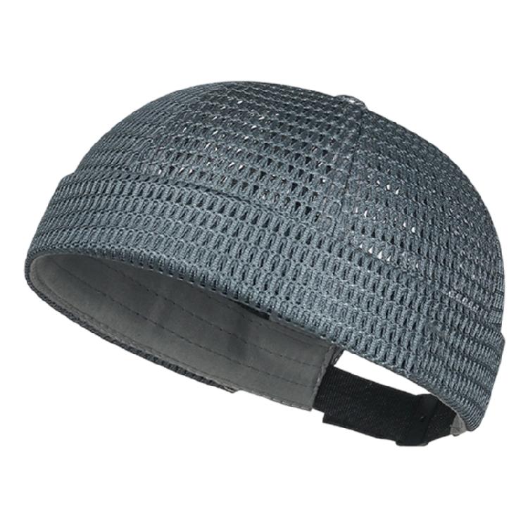 Atmungsaktive Mesh-Sonnenkappe mit verstellbarer Größe, schnelltrocknend, faltbare Docker-Kappe für Herren, für Freizeit und Outdoor-Aktivitäten