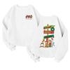 Children's Fashionable Lightweight Long-sleeved Round Neck Pullover With Pockets Printed Pullover
