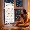 Weihnachts-Countdown-Kalender Mit Taschen Wiederverwendbare Feiertags-Heim-Wanddekoration Countdown Bis Weihnachten Wandkalender Mit