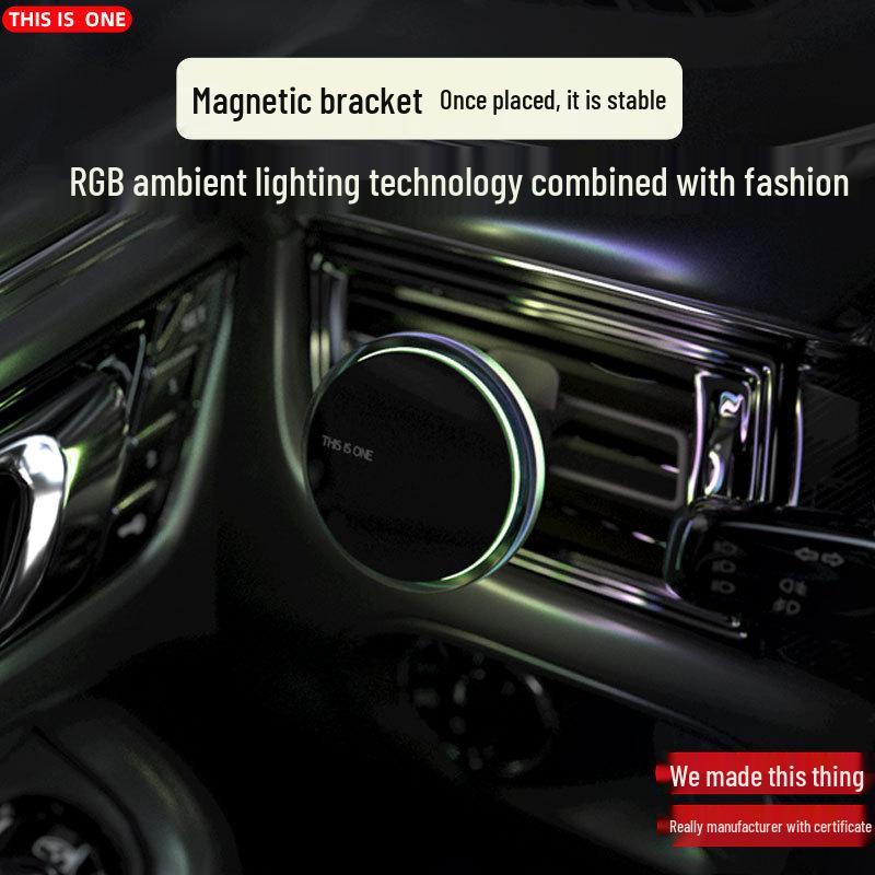 iPhone 16 Pro RGB Magnetic Car Phone Holder