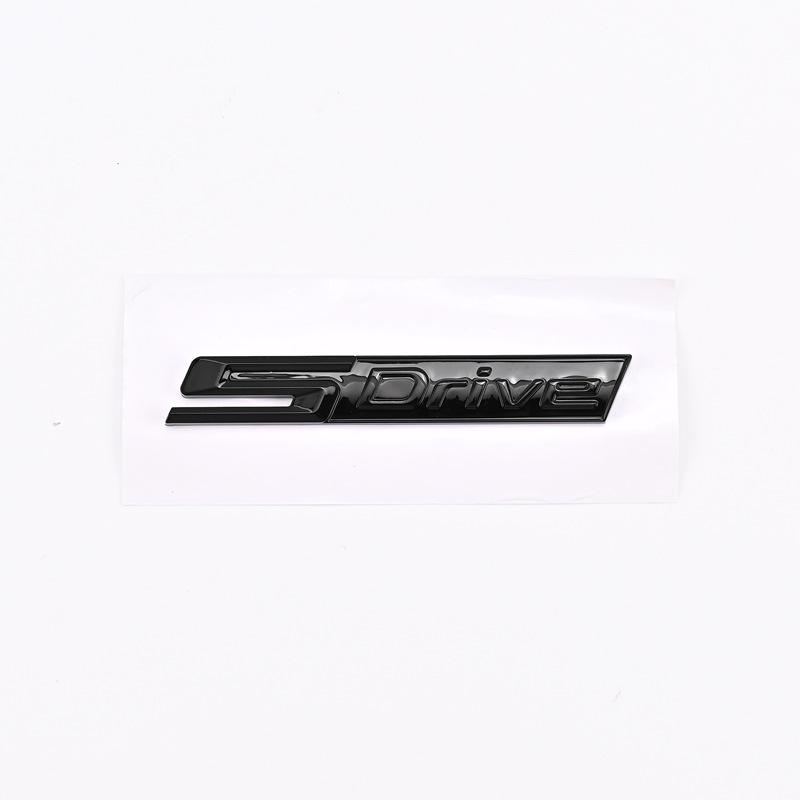 Compatible BMW 4WD xDrive/sDrive Car Tail Badges for 3, 5, 7 Series