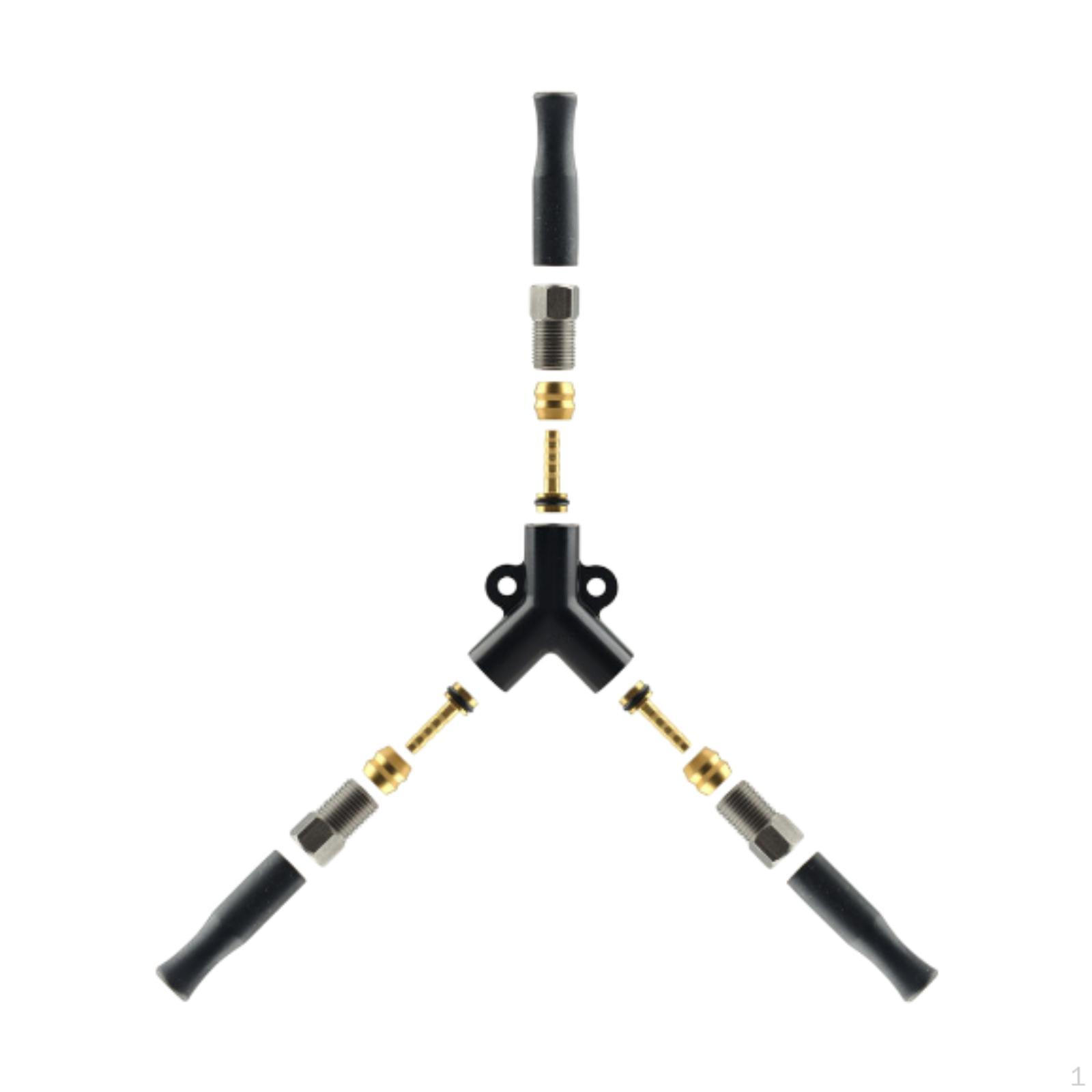 Велосипедный гидравлический масляный тормозной шланг соединитель разветвитель прочный велосипедный тройник Y shaped