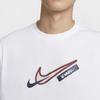 Nike Logo Minimalist Breathable Fashion Pullover Short Sleeve T-Shirt Men Tops White FZ8076100