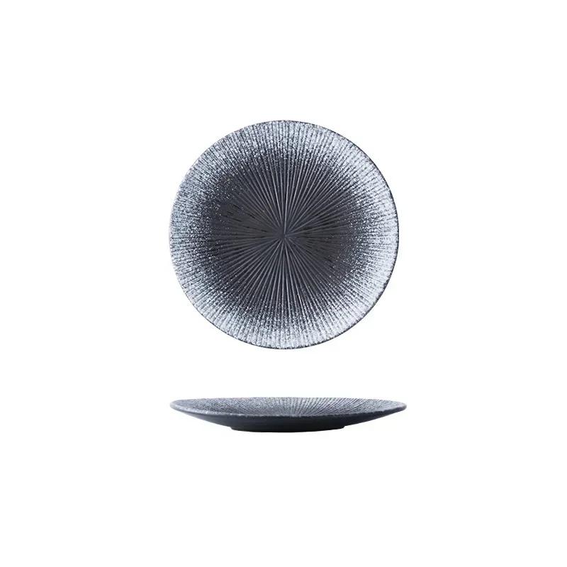 Creative Tableware  Western Plates Ceramics Dinner Plates Practical Kitchen Japanese Steak Disc Household Cuisine Spaghetti