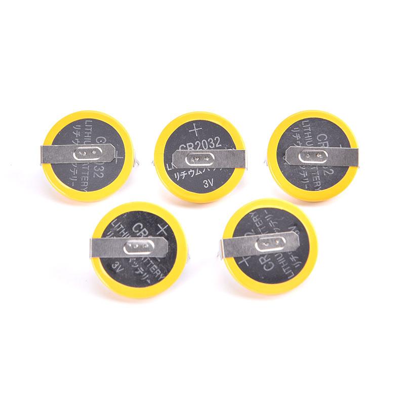 5 Stück/Los Cr2032 Lötösen Lötfuß Löten Schweißen Batterie Knopfzellen 210mAh