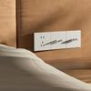86-Type White Matte Retro Toggle Switch and Socket