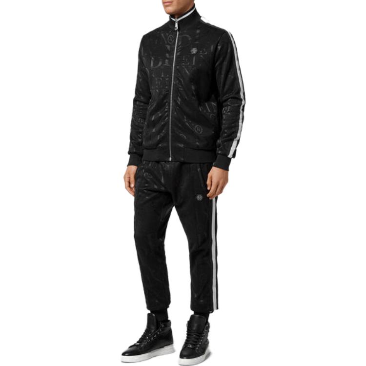 PHILIPP PLEIN Casual Sportswear Sets Men's Stand Collar Moderate SABC-MJJ0344-PJO002N-02