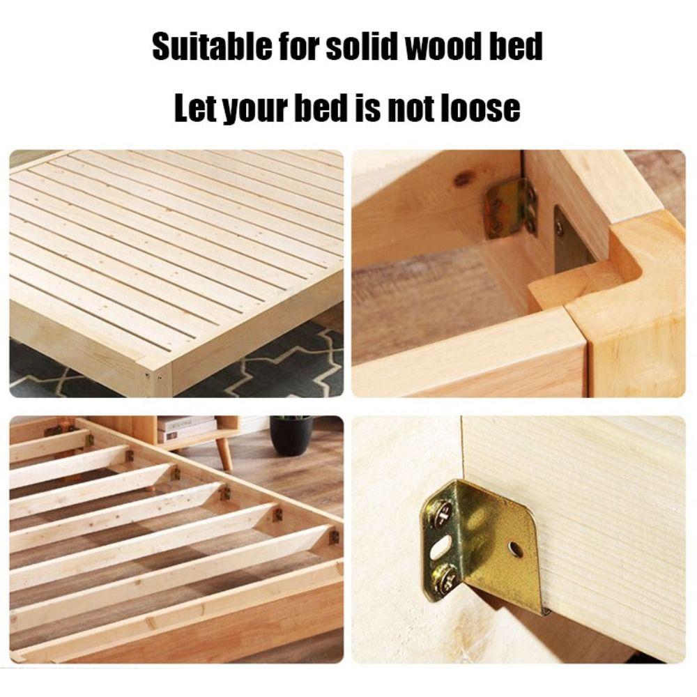 Thickened Bed Hinges Easy To Install Stabilizing Bed Structural Component Leg Connector