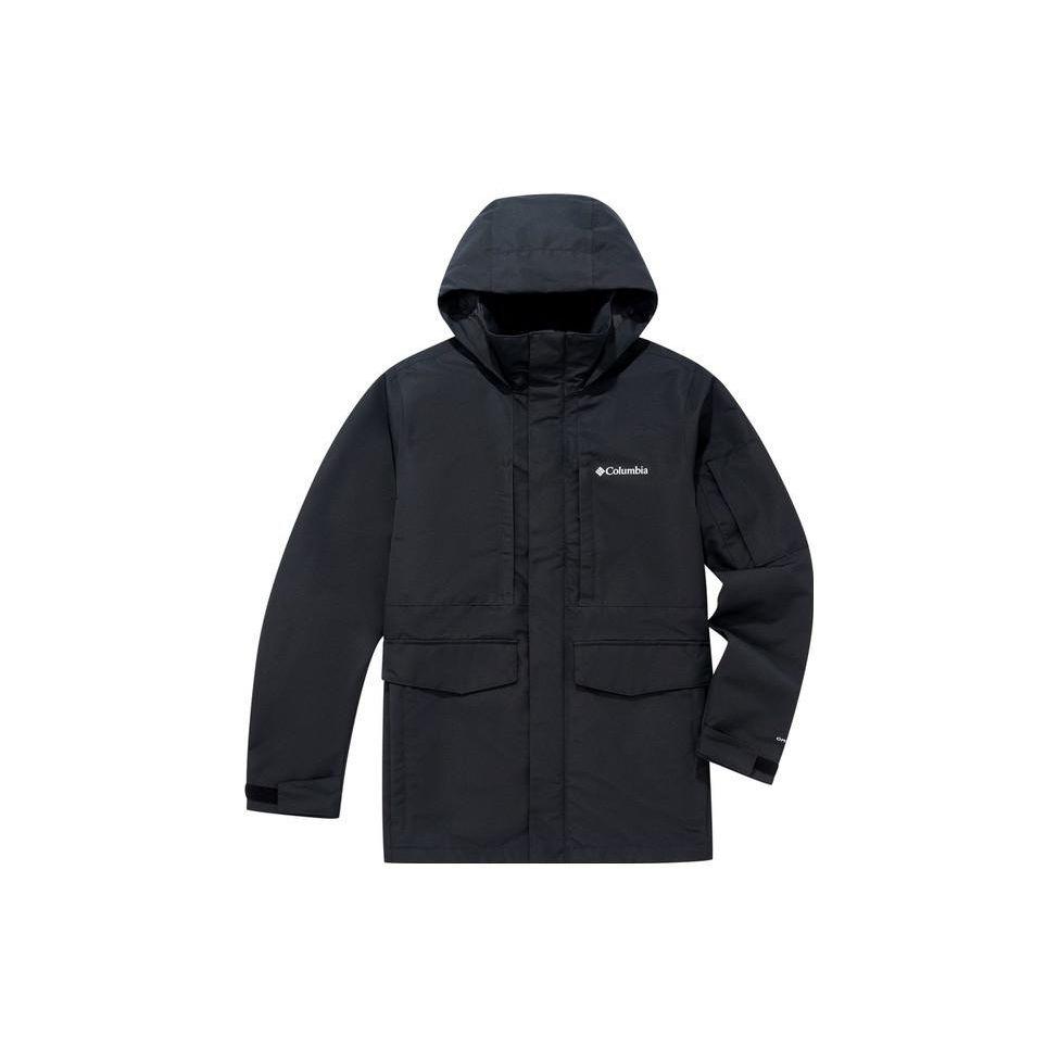 Columbia City Outdoor Series Solid Waterproof Long Sleeve Hooded Jacket Men Jackets WE9012-010