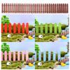 90cm Mini Diy Wood Fence Miniature Plant Decor Landscape Crafts Dollhouse Micro