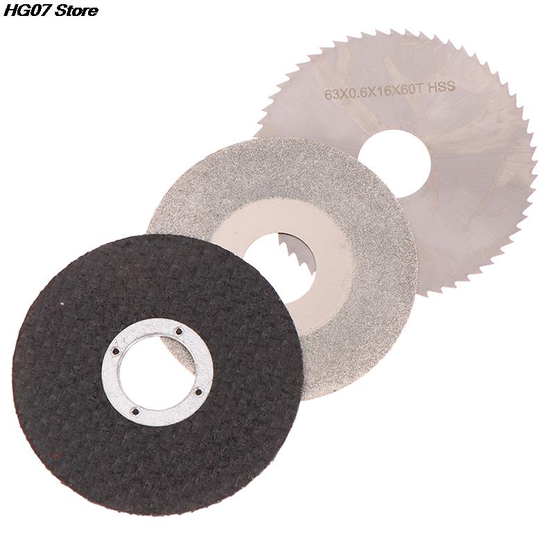 Circular Saw Blade Chainsaw Blade 2.5in 63mm Resin HSS Alloy Saw Blade 60mm Emery Saw Blade Cutting Disc Electric Saw Accessory