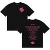 France Rapper Jul 2026 Tour Songs List Tshirts Unisex Women Summer Fashion Oversized Tshirt  Cotton Shortsleeved Casual T Shirt