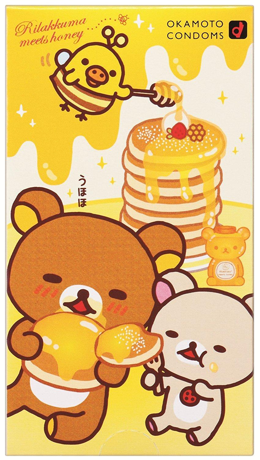 of Rilakkuma 2013 Love Love Hot Condoms pieces x 3 Okamoto [Set 3] (10 sets) -
