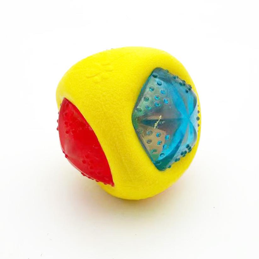 Luminous Eco-Friendly TPR Dog Toy - Bite-Resistant, Sound-Emitting Teething Toy