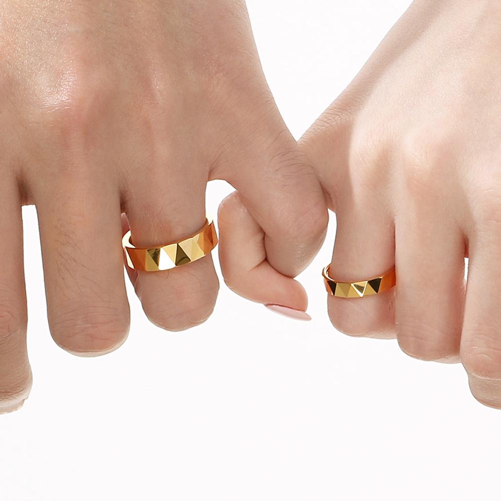 Hard Tungsten Carbide Wedding Rings Band for Couples Men Woman Waterproof Vacuum Plated Engagement Promise Jewelry Gifts