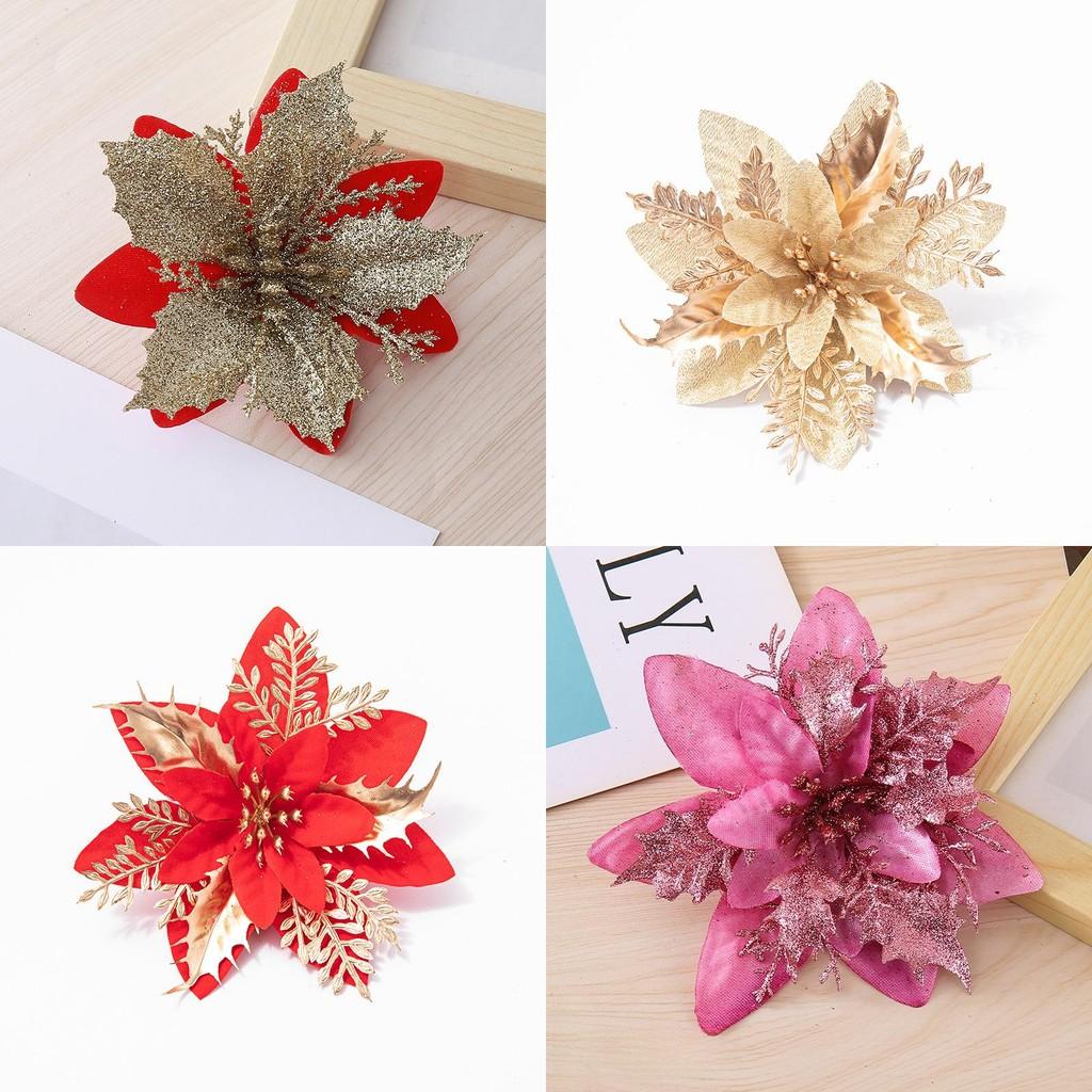 Christmas Flower Assortment With Premium Plastic Material For Festive Tree And Decor Accents