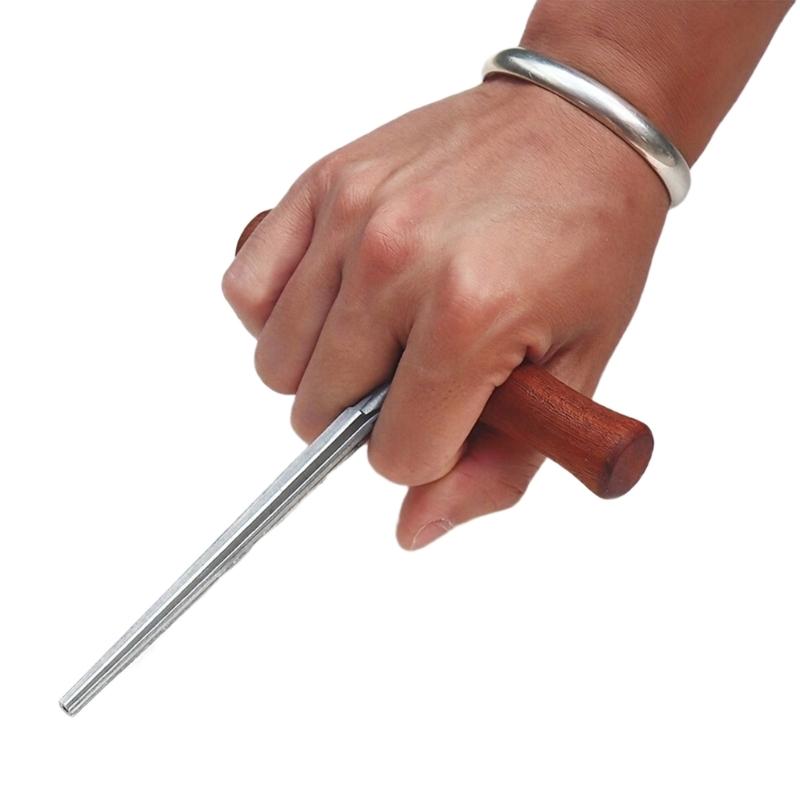 Saiteninstrument-Aufbohrwerkzeug Holz und Stahl Korrosionsbeständiges Design mit Holzgriff Perfekt für Geigenanpassungen