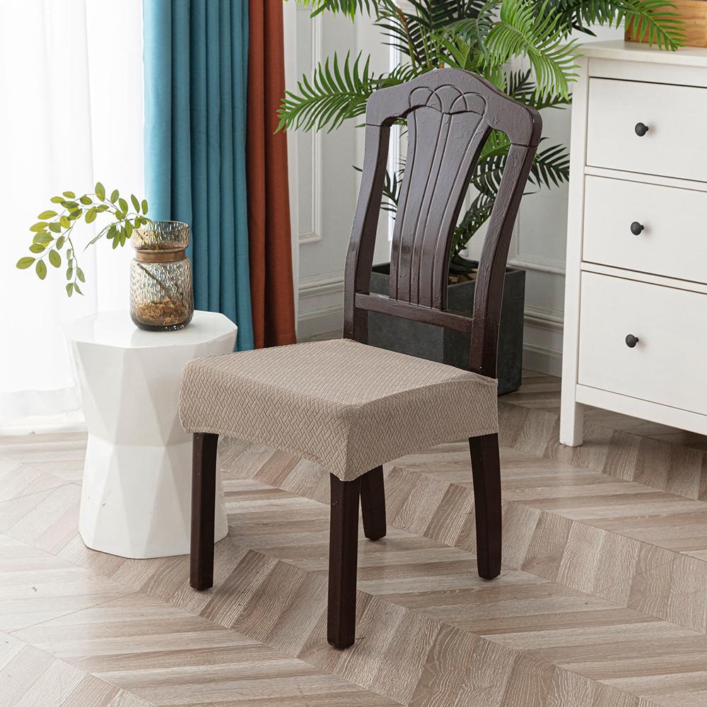 1 -Pcs Waterproof Seat Seat Protective Covers Dining Room Jacquard-Patterned Seat Covers Waterproof Dining Seat Protective Covers Home Hotel