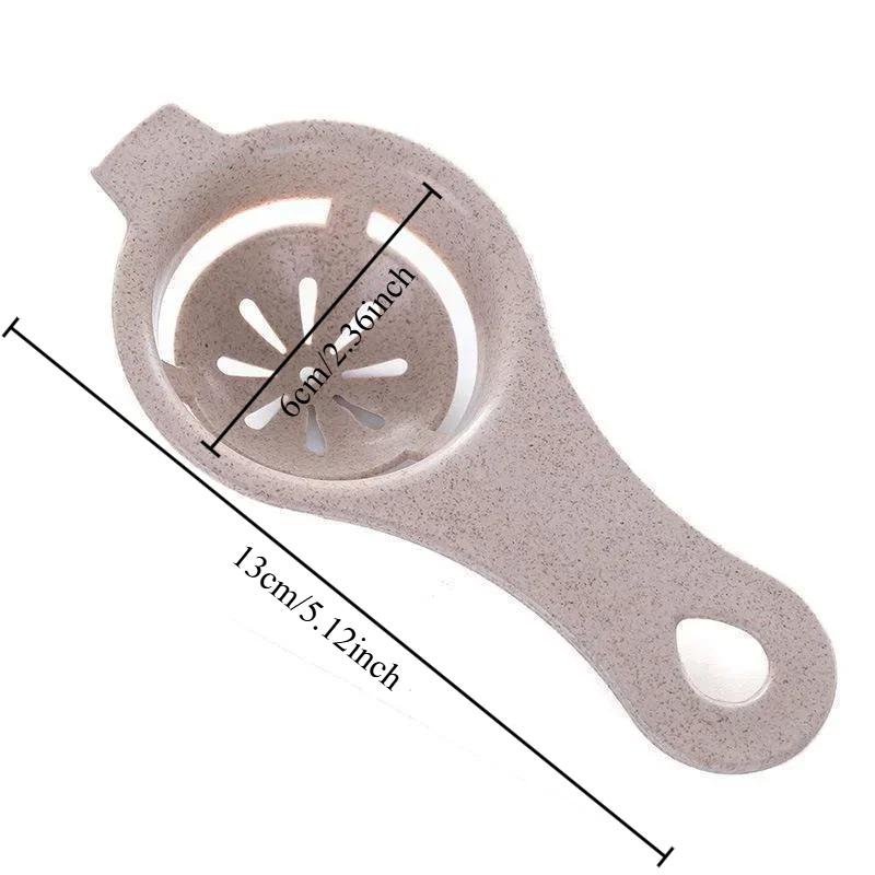 

1pcs Egg White Yolk Separator Multifunctional Liquid Filter Simple Convenient Egg White Dividers Baking Kitchen Tool