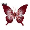 Festival Hanging Butterfly Ornaments Velvet Christmas Ornaments, Artificial Glitter Sequins Xmas Tree Matching Style Decorations Decoration
