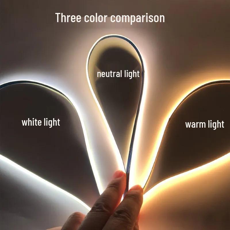 Hand-swept Waterproof LED COB Strip Light, USB Interface, Low Voltage, Super Bright, Touch Activated