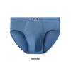 Men's Plus Size Breathable Mid-Waist Triangle Briefs for Bigger Individuals