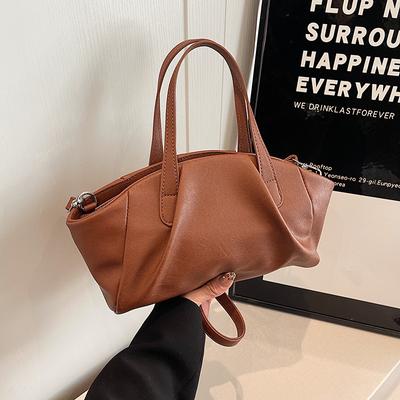 Retro Fashion Handbag Women'S Urban Simple Shoulder Bag Casual Commuting Texture Messenger Bag