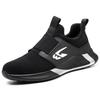 Wholesale Casual Men Comfortable Work Waterproof Shoes Steel Toe Anti-smashing Outdoor Safety Shoes